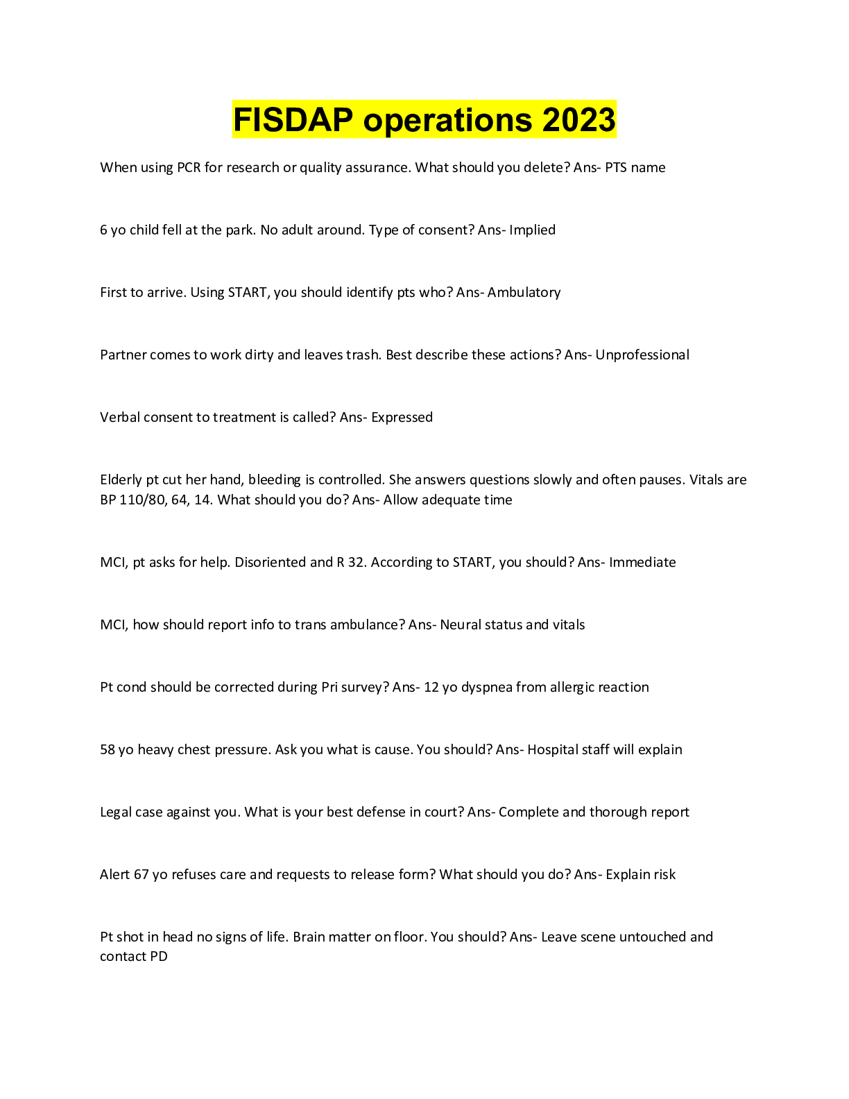 Preview image for FISDAP operations 2023